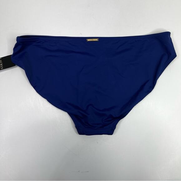 Lauren Ralph Lauren Beach Club Solids Hipster Bikini bottoms blue - 16 - Picture 6 of 11